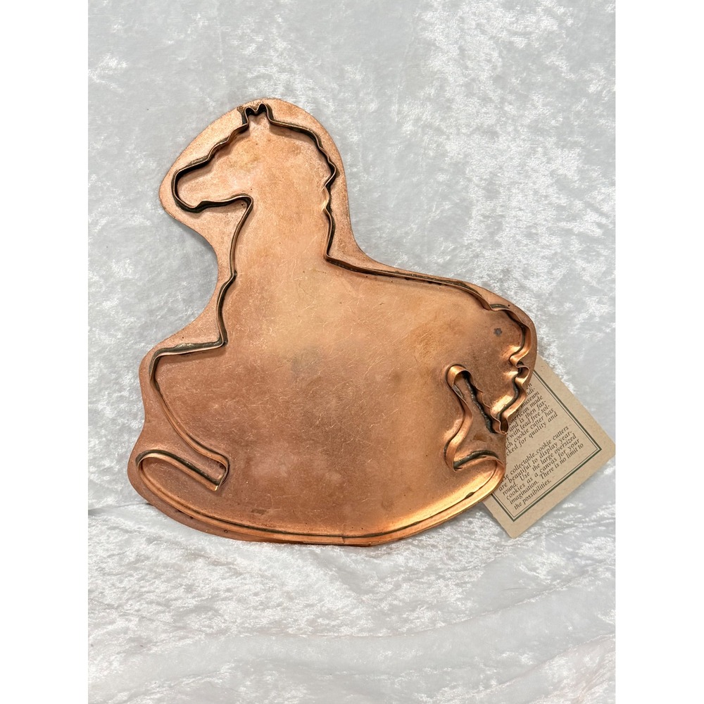 Old River Road XL Rocking Horse Copper Cookie Cutter Handcrafted Made in USA New